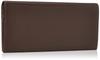 Daks Crescent Men's Long Wallet, Dark Brown