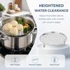 Round Shape Steam Holder Stainless Steel Steaming Plate Durable Steam Rack Stand  Crock Pots
