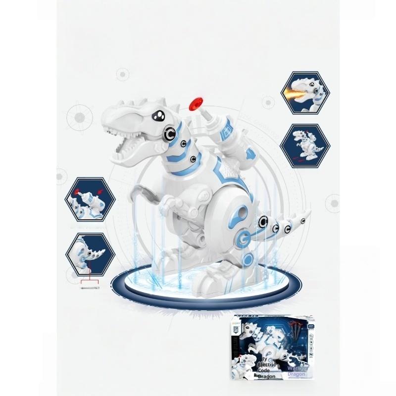 1 Set Large Tyrannosaurus Rex Robot Dinosaur Toys Supports Soft Bullet Launch With Light And Sound Effects Robot Dinosaur Toy