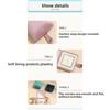 Snap-closure shell velvet jewelry box, luxury jewelry box, ring box, pendant necklace packaging box
