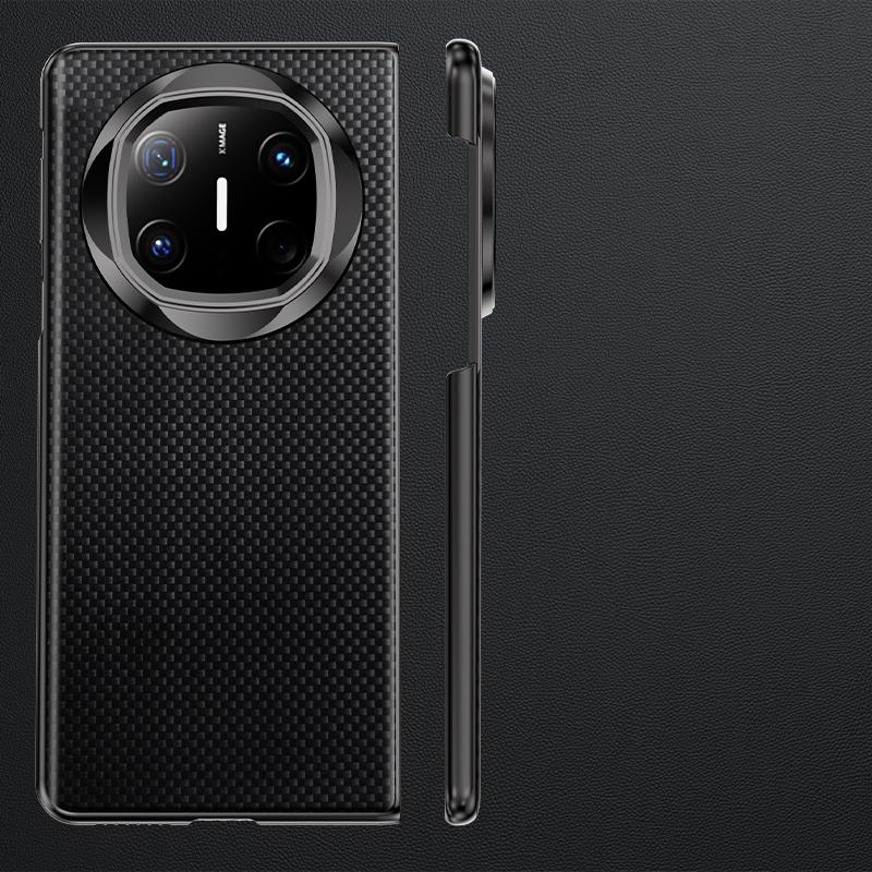 

0.3mm thickness Ultra thin Aramid Fiber Magnetic Case For Huawei Mate X5 X6 Frameless Cover Heat Dissipation New Huawei Mate X6 чорний