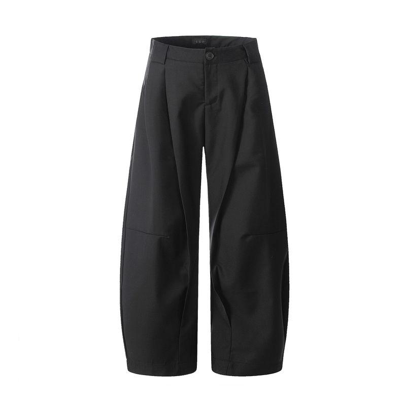 Kisko Basic Cleanfit Casual Straight-Leg Trousers for Commuting, Unisex, High-End American Style Loose Straight-Leg Pants