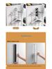 Magnetic No-Punch Clothes Drying Rack: Multifunctional Hanger for Balcony & Laundry.