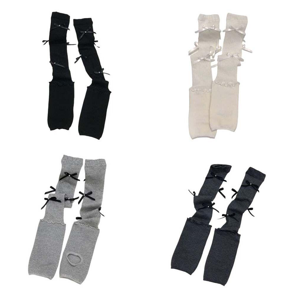 Bowknot Bow Long Socks Lolita Knee High Socks Sweet Mid-tube Stocking  Spring Summer