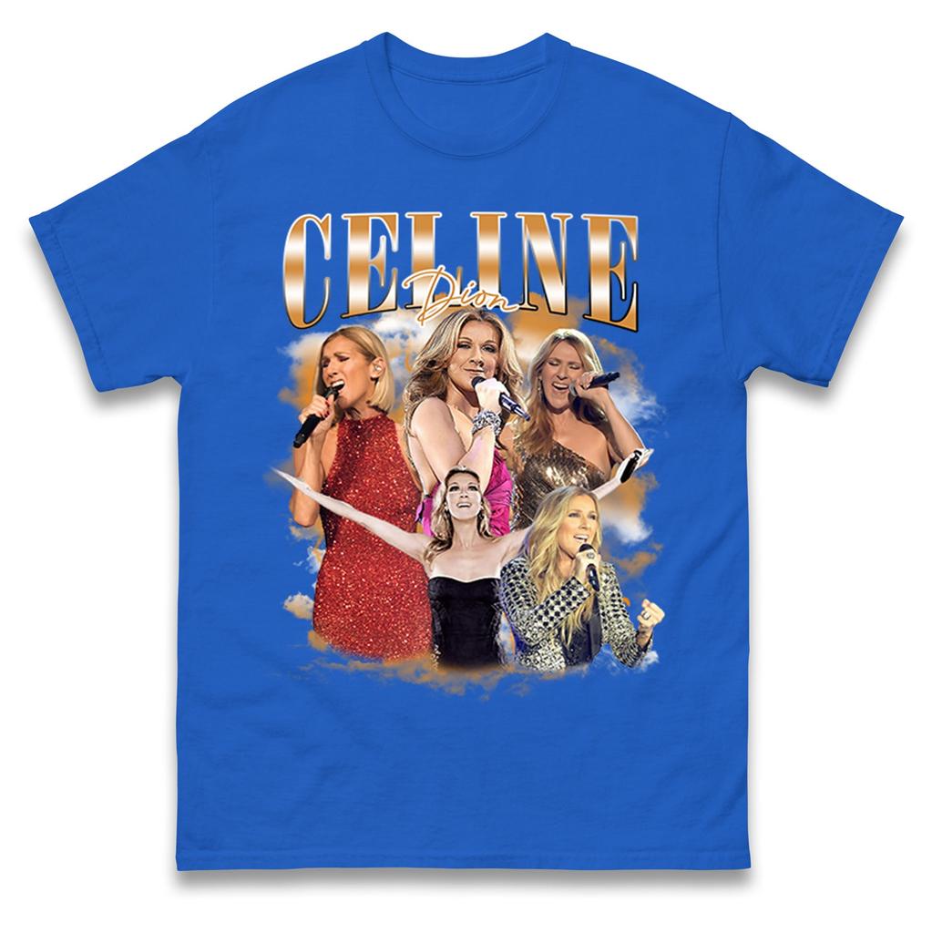 Celine Dion Bootleg Mens T Shirt Womens Tops Tees
