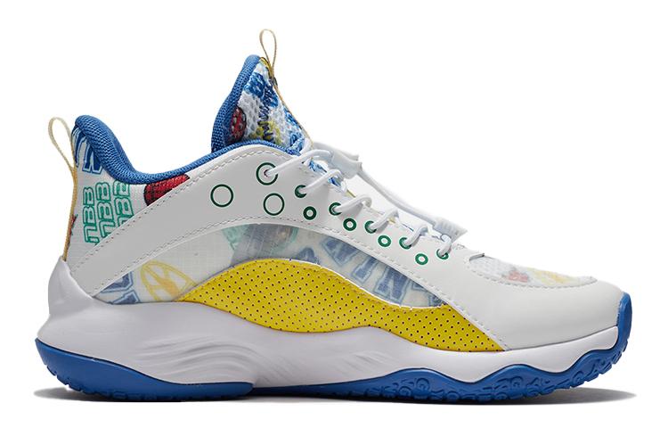 Li Ning YOUNG Avant Garde Spirit PRIMARY 2.0 Slip Resistant Cushioning Abrasion Resistant Low Top Basketball Shoes YKBS018-3