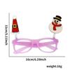 Flashing Christmas Fluorescent  Glasses Colorful Glowing Glasses  Cosplay