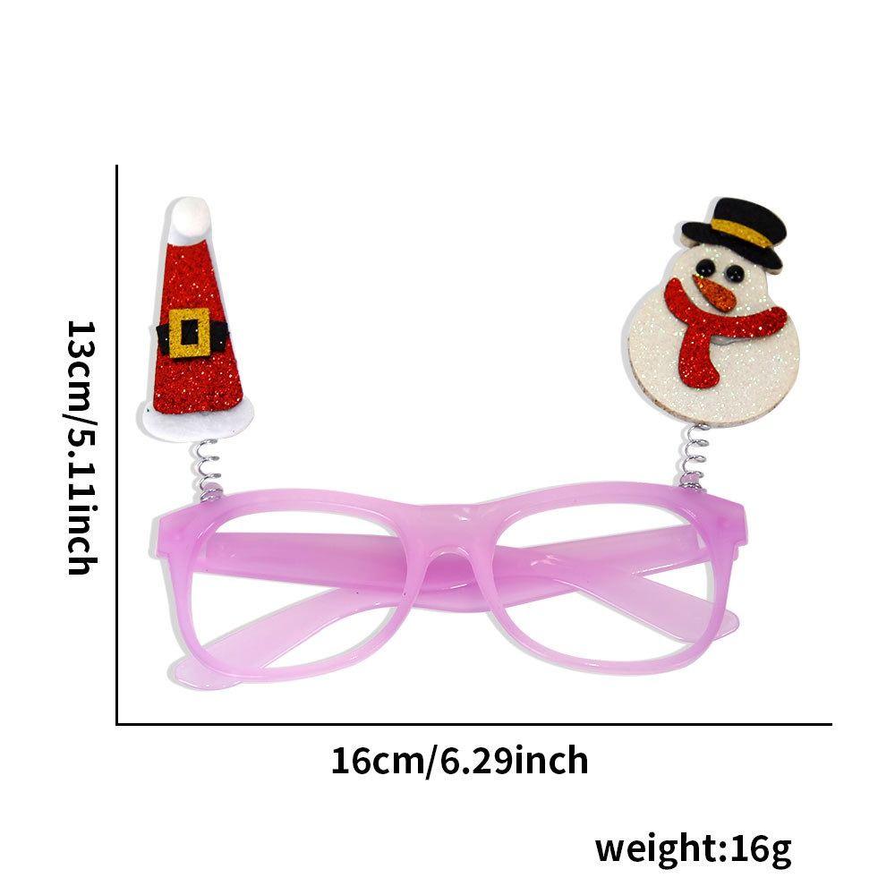 Flashing Christmas Fluorescent  Glasses Colorful Glowing Glasses  Cosplay