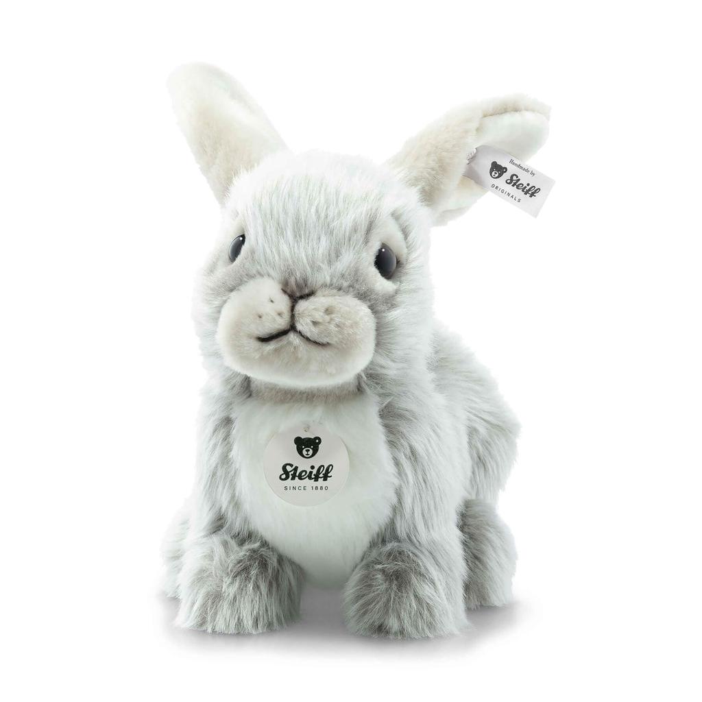 Steiff Melly the Rabbit Teddy Bear, a fluffy plush bunny that makes a great gift [Imported]