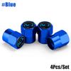 4Pcs Car Valve Caps Wheel Tires Air Tyre Stem Protective Cover For Peugeot RCZ 206 307 308 3008 207 208 407 508 2008 5008 107 HGH3