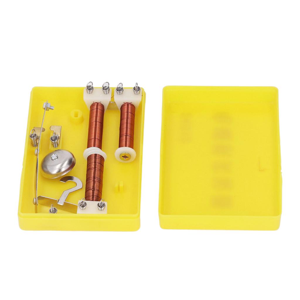 Electromagnet Current Tester Helical Coil Electric Bell Hook Set for Physics Experiment