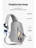 Cross-border Men's Multifunctional Chest Bag - Large Capacity Travel Backpack and Crossbody Shoulder Bag