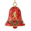 Big Foot Christmas Bell Ornament Metal Bell Christmas Tree Hanging Pendant Holiday Stocking Stuffers Gifts for Big Foot Lovers