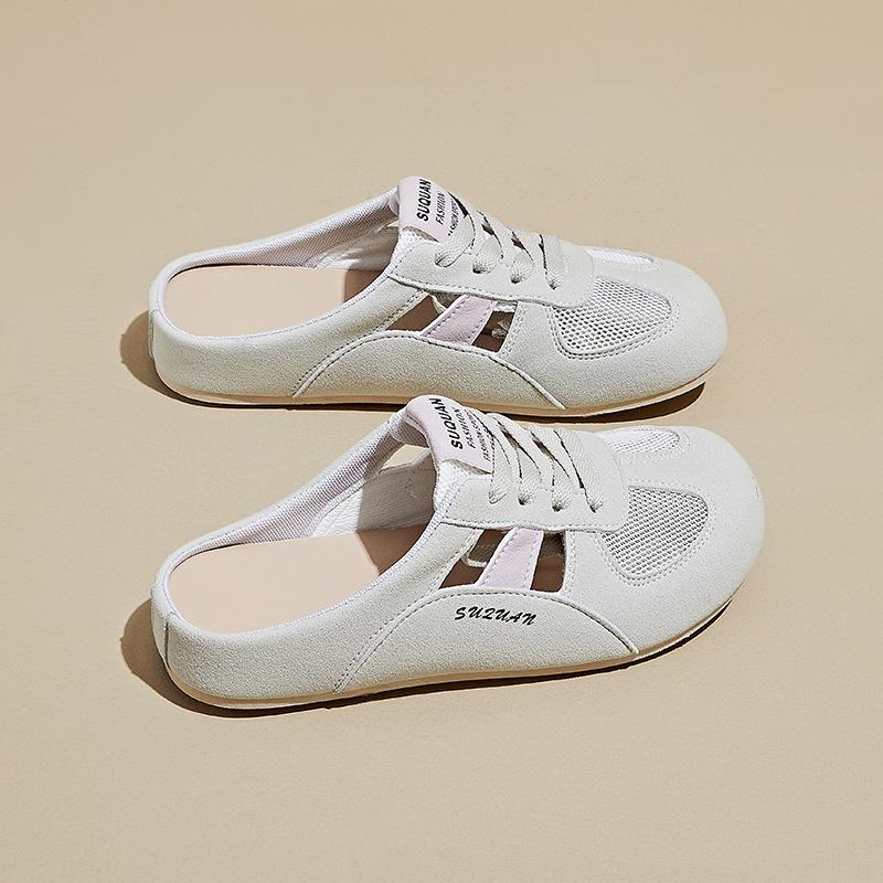 

Летние полуподдерживающие белые туфли, новый стиль для студенток, сетчатая дышащая повседневная обувь, увеличивающая рост 40