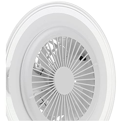 Yamazen Light Guide Plate with FAN, LED Mini Light, Color Adjustment/Dimmer Type, Left and Right Angle Adjustment Function, Equivalent to 60W Incandes
