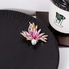 1PC Brooch Pin Luxury Crystal For Women Sparkling Zircon Elegant Butterfly Brooches Rhinestone Jewelry Gift