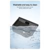 Black Console Storage Box Magnetic Closure Flip Cover Design Expandable Compartment For Maverick Center Console