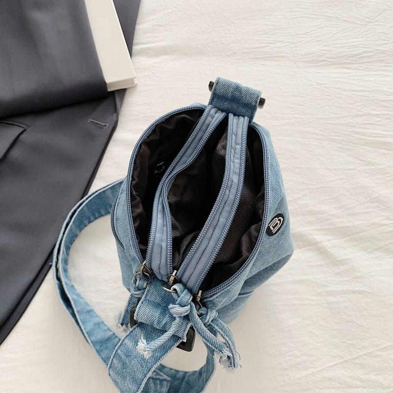 Denim Bag Student Shoulder Bag Women's Crossbody Bag Mobile Phone Bag