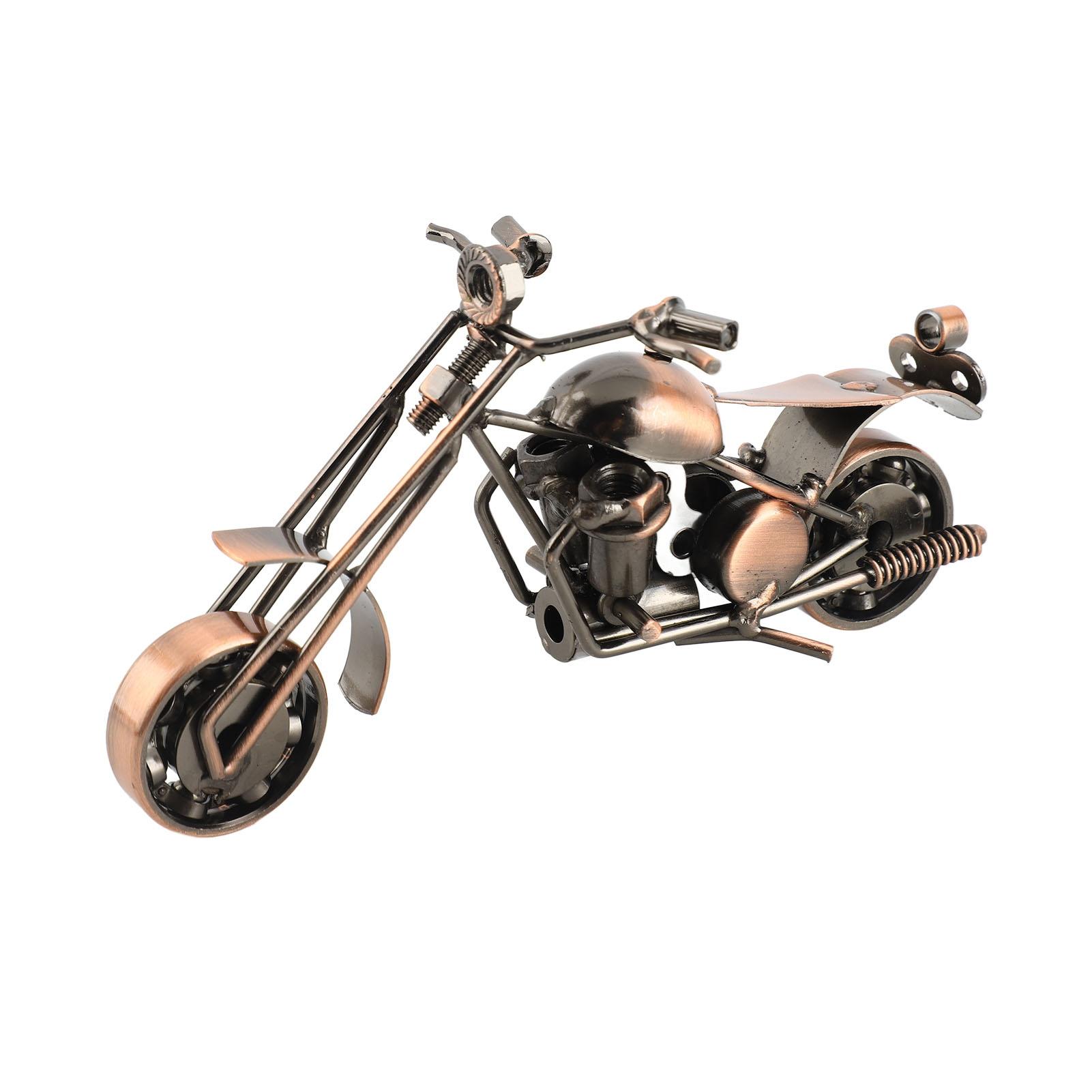 

Металлическая модель мотоцикла, вращающиеся колеса, крутое украшение мотоцикла для дома, ТВ-тумбы, офисного стола