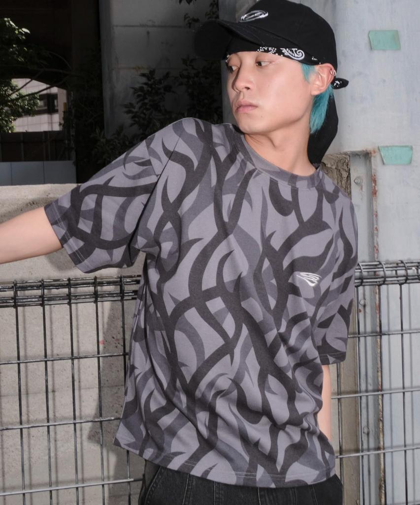 WEGO Short Sleeve with Tribal Summer Size Pattern 1 Men's T-Shirt Logo, Clothes, M,