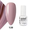 GELPOLISH Nail Art Set: Base, Top Coat, Transparent & White Gel Polishes