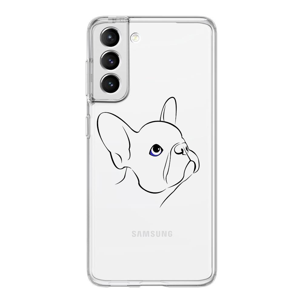 French Bulldog Phone Case For Samsung Galaxy S23 S22 Ultra S20 S21 FE 5G S10 S10E S9 S8 Plus 4G Soft Silicone Clear Cover Couqe