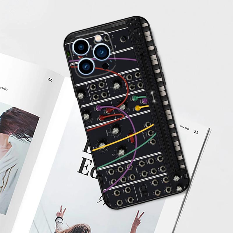 Husă cu sintetizator vintage pentru iPhone 14 13 12 11 15 Pro Max Plus XS Max X XR 7 8 Plus 13 12 Mini husă de telefon