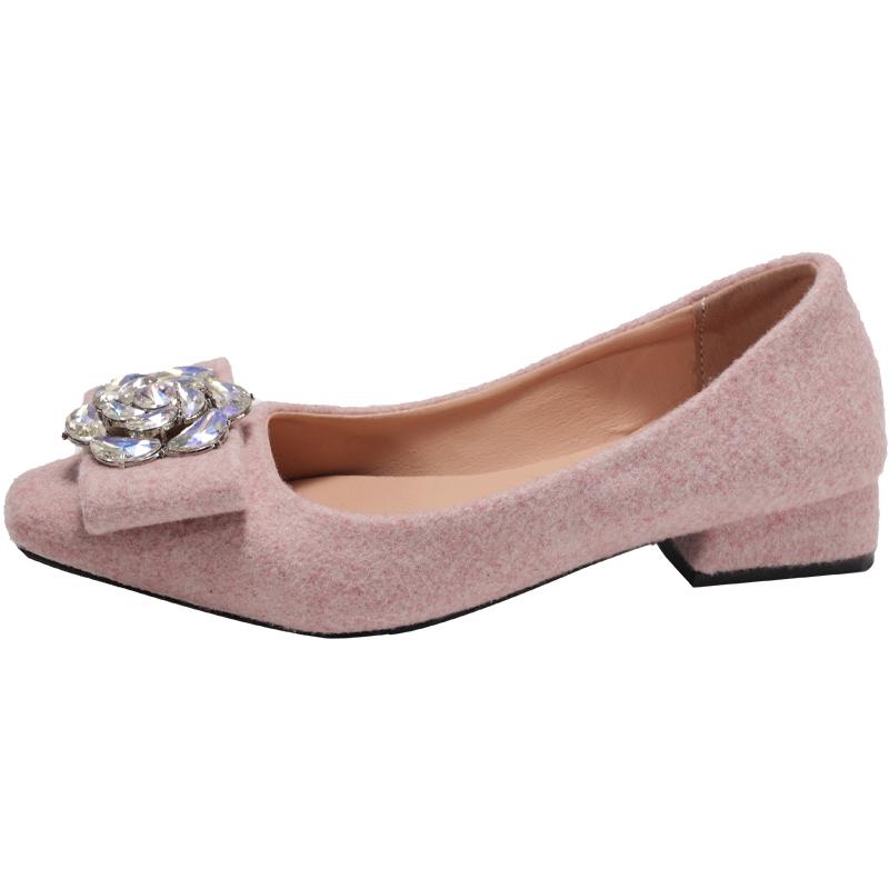 Fashion Flat French small fragrance single shoes women's shoes 2025 new spring gentle fashion comfortable high heels women