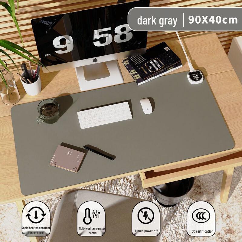 Tapis de bureau chauffant à affichage numérique Handun