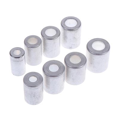 10Pcs Aluminum Ferrules Pipe Joint Fitting for Car Air Conditioning Hose Secure Crimp Sleeves Easy Installation