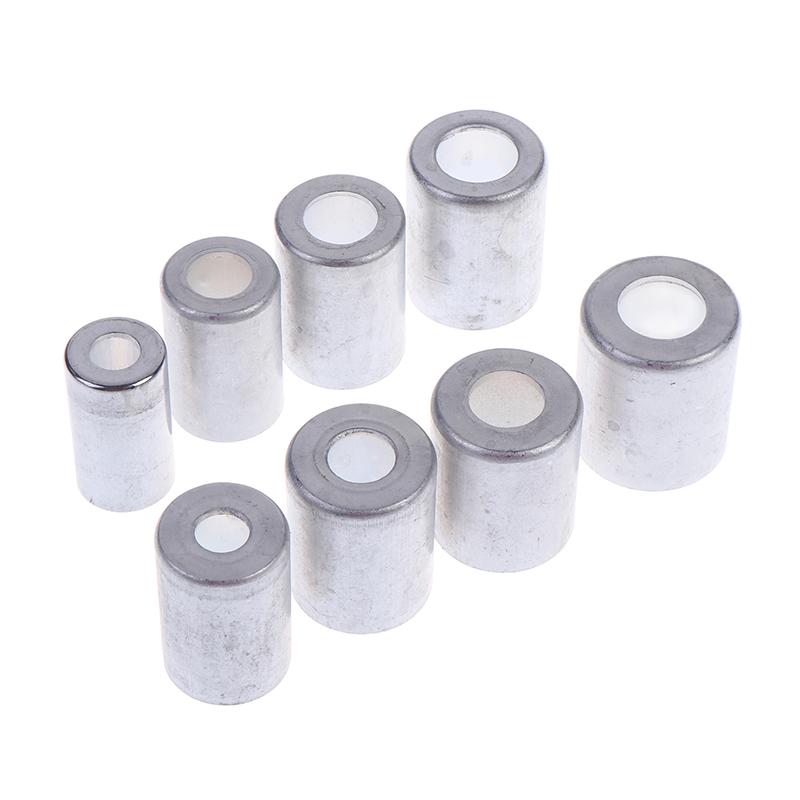 High Quality Aluminum Ferrules 10Pcs Pipe Joint Sleeve for Car  Hose Sturdy Crimp Sleeves Fast Replacement