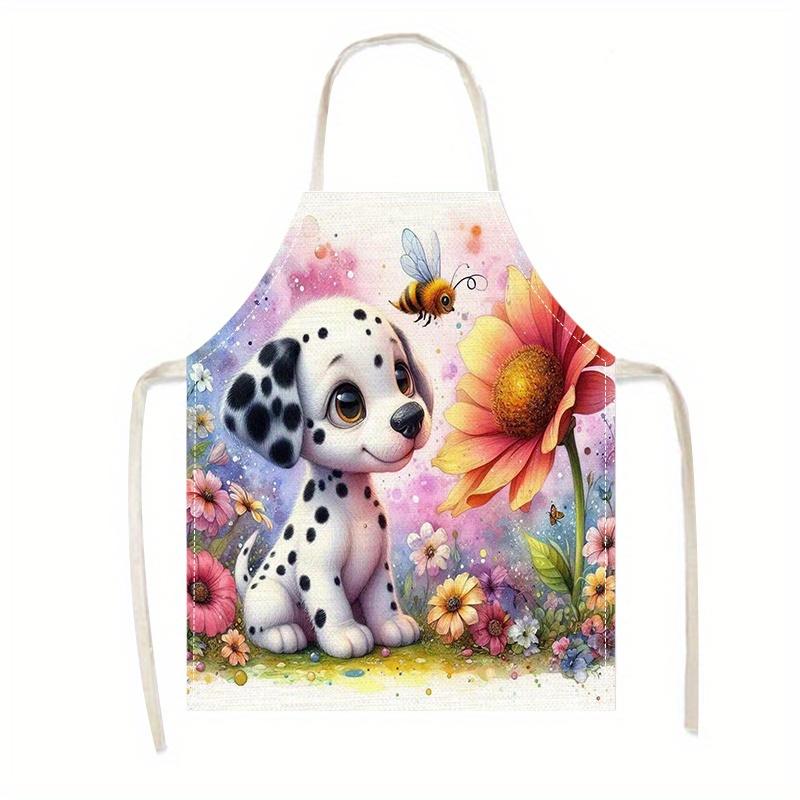 

1pc, Universal Apron for All Seasons, Suitable for Both Men And Women, Featuring Animal Patterns, Practical for Kitchen Use 38X47cm(15X19in)
