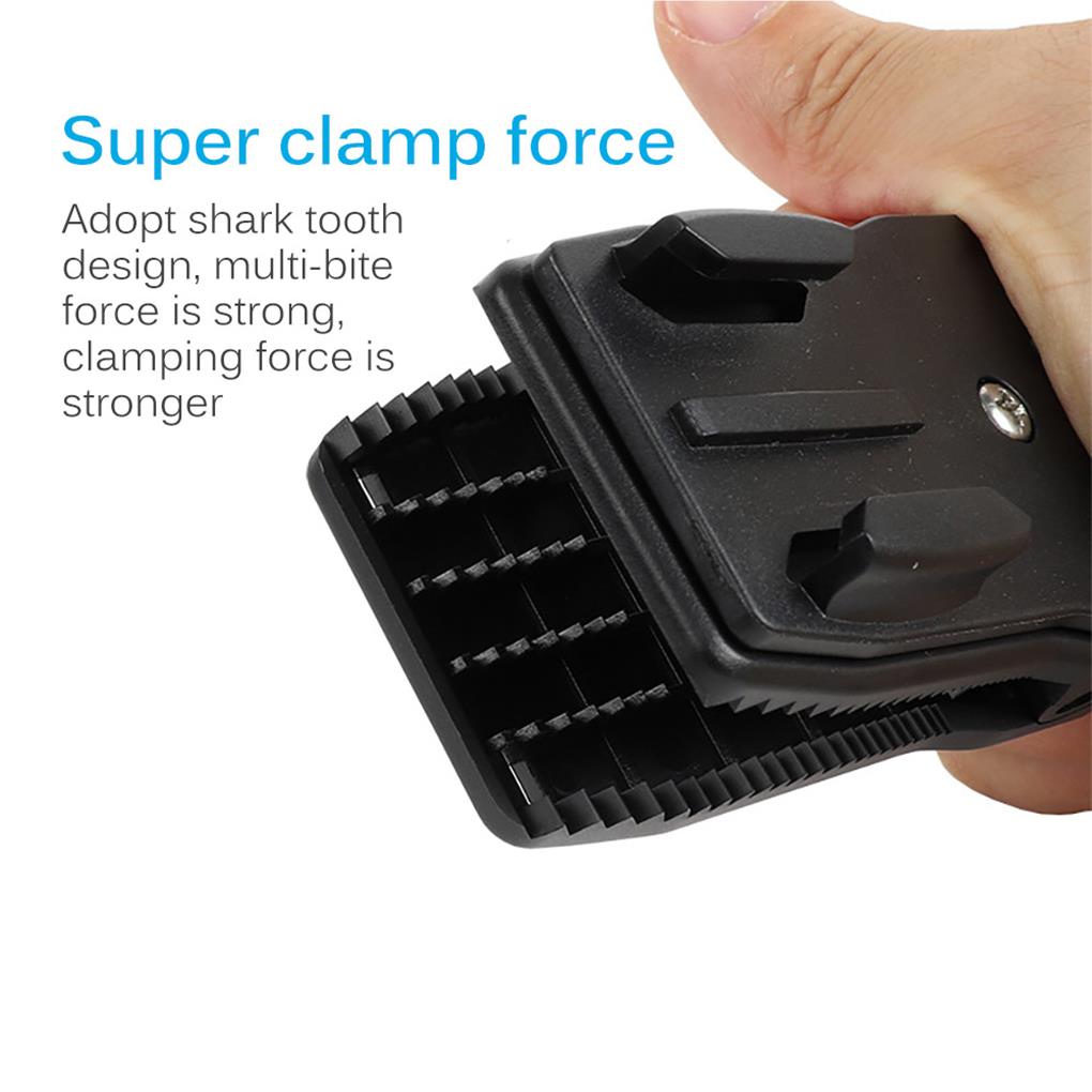360-Degree Action Camera Clip Plastic Durable Shoulder Strap Clips Practical Cameras Fixing Clamp Backpack Bracket for Outdoor