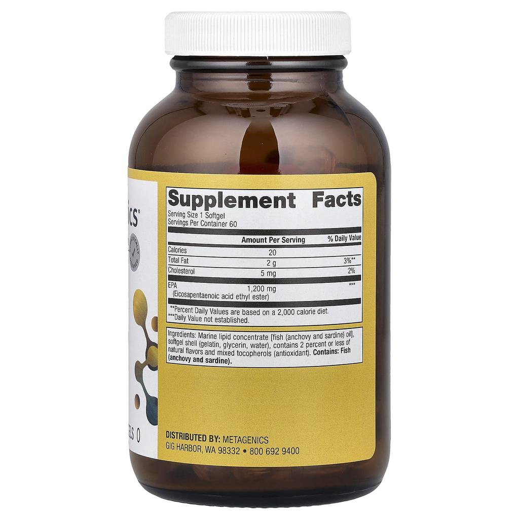 Omegagenics®, Fish Oil Epa, 1,200Mg, 60 Softgels