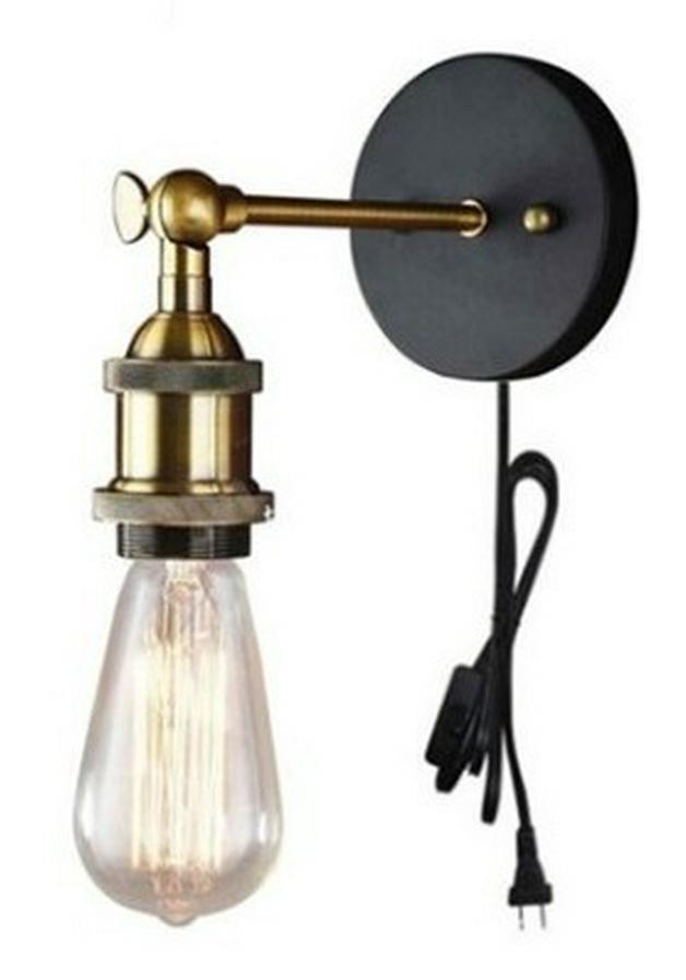 European Retro Decorative Wall Lamp for Hallways and Corridors - Iron Art Industrial Style Mirror Front Cafe Lighting