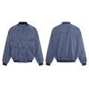 Mens Washed Vintage Canvas Workwear Jacket Loose Fit Stand Collar With Large Patch Pockets Streetwear