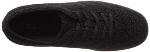 Asahi Women's L517 Comfort Lace-Up Stretch Knit Shoes, Black, Size 23cm, 3E