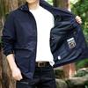Men's Hooded Sports Windbreaker: Breathable Mesh Lining, Outdoor Style, Plus Size, Two-Way Zipper.