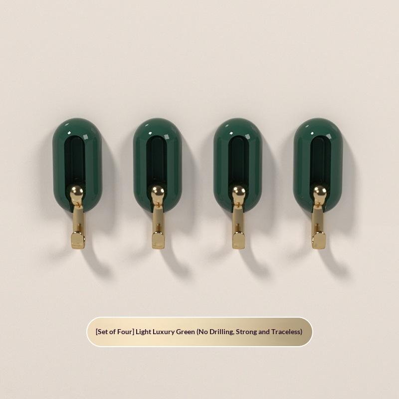 4Pcs Multi-Purpose Hooks Non-Perforated Hook Home Hook Strong Adhesive Wall Hanging Wall Load-Bearing Non-Marking Hook Wall