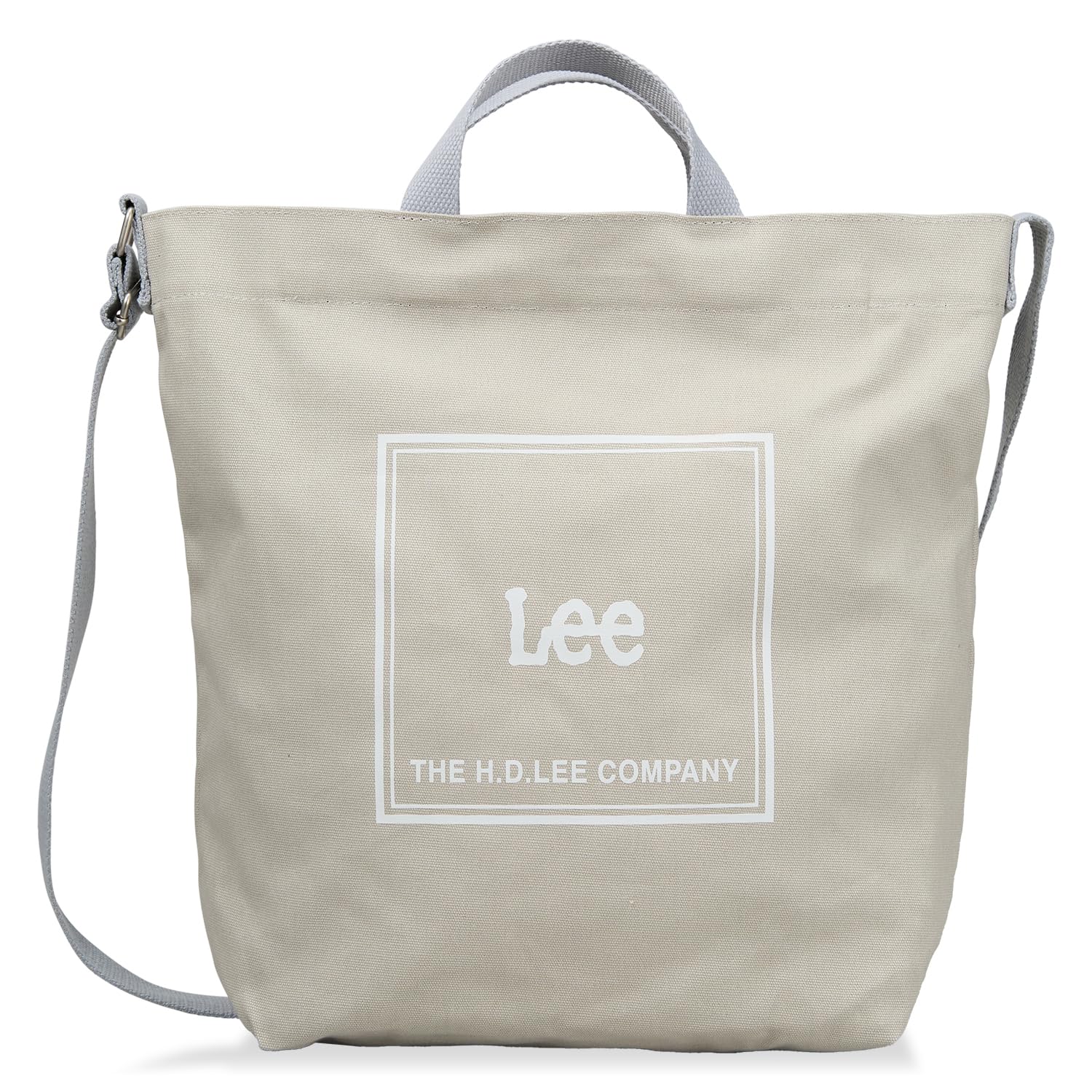 

elf 2-Way Tote Bag, Medium, Canvas, Lightweight, Large Capacity, Perfect for School, Commuting, Leisure, and Town Use, 320-1351, Gray