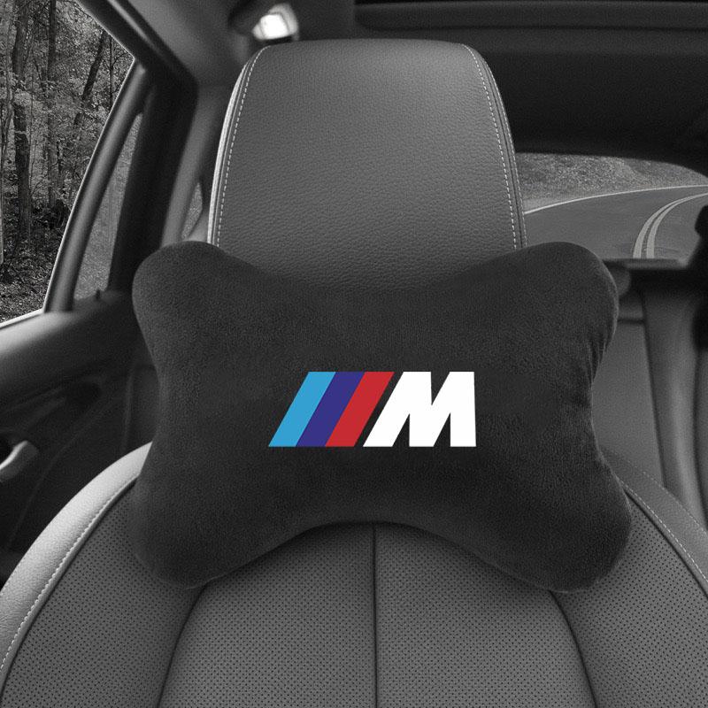 2025 Hot Car Seat Belt Protect Shoulder Pads Cervical Spine Headrest Neck Pillow for BMW E36 E46 E53 E90 E60 E93 E87 Auto Access