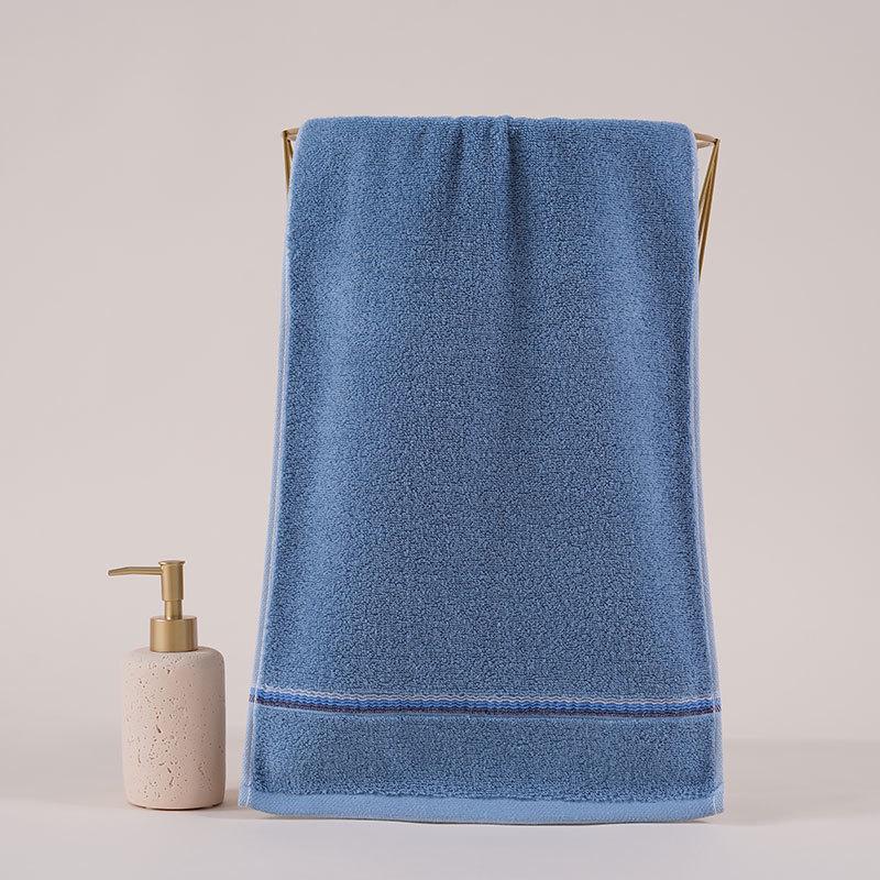 Pure Cotton Absorbent Face Towel - Plain Color, Home & Adult Use, Embroiderable Gift