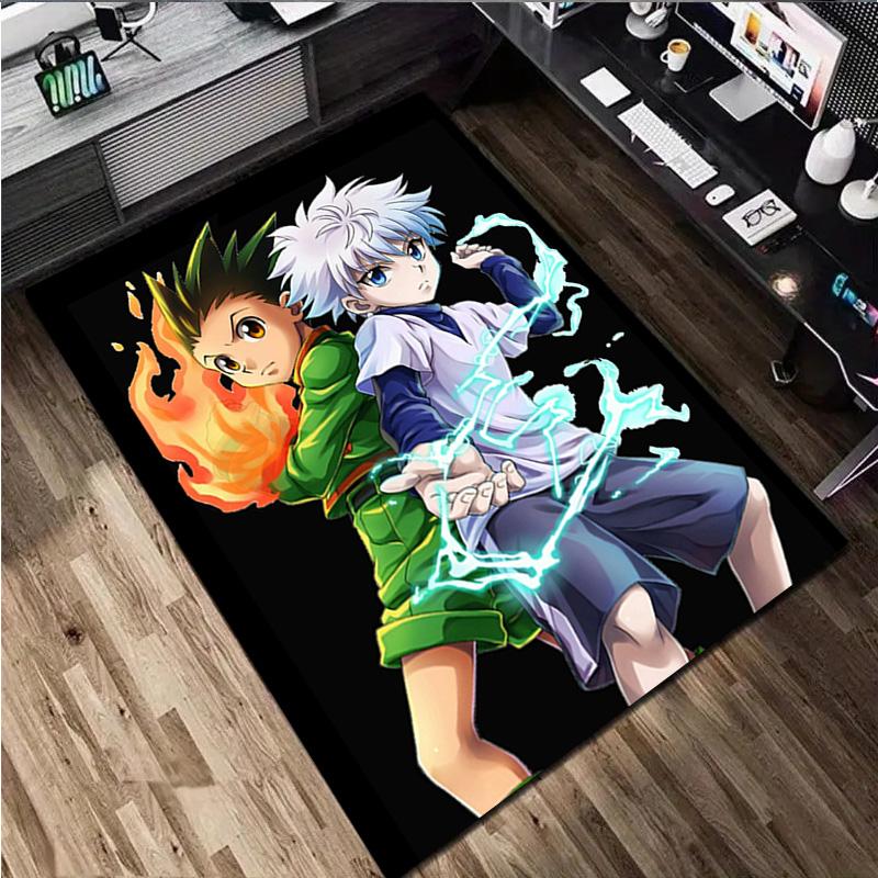 Hunter x Hunter Print Rug - Computer Chair Area Rug home decoration Carpet For Living Room Bedroom Flooring Mat