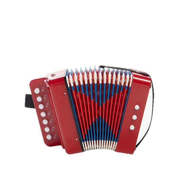 Children's Accordion 2 Bass 7 Keys Beginner's Enlightenment of Western Instruments Music Early Education Learning Tools Gifts