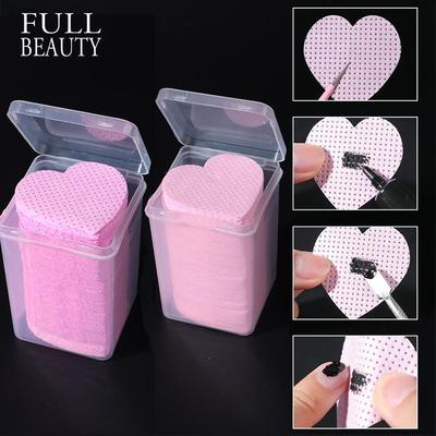 200Pcs/Box Nail Wipes Napkins Nail Manicure Liquid Nail Polish Pads Paper Nail Cutton Pads