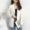 2026 Spring Autumn Women Oversized Blazer, Korean British Style Casual Loose Fashion Trendy Office Suit Jacket