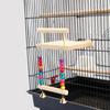 Resistant with Color Beads Bird Chew Toy Bird Swing Toy Parrot Perch Stand Parrot Climbing Rack