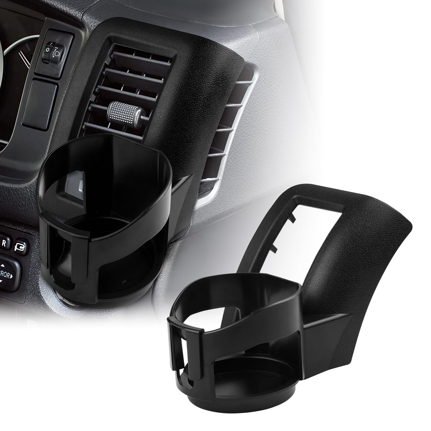 

Cartist Toyota Hiace 200 Series Seat Drink Additional Cup and Air Conditioning Vent for Drive 2004 and Additional Storage Interior and Accessories чёрный