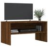 VidaXL Meuble TV chêne marron 80x40x40 cm bois d'ingénierie 815236