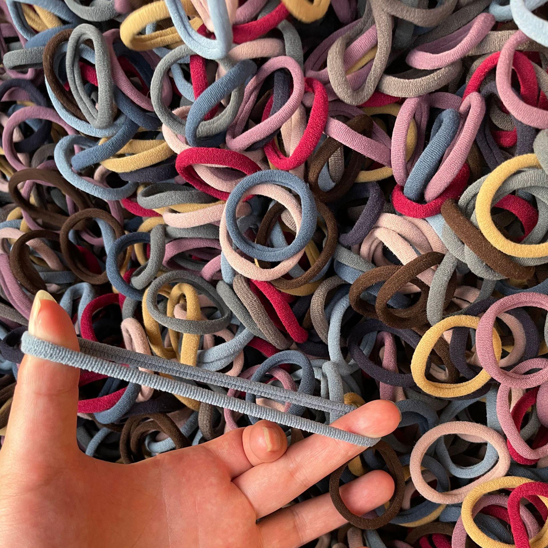 

20 эластичных резинок для волос: Смешанные цвета, мягкие и бесшовные для взрослых и студентов